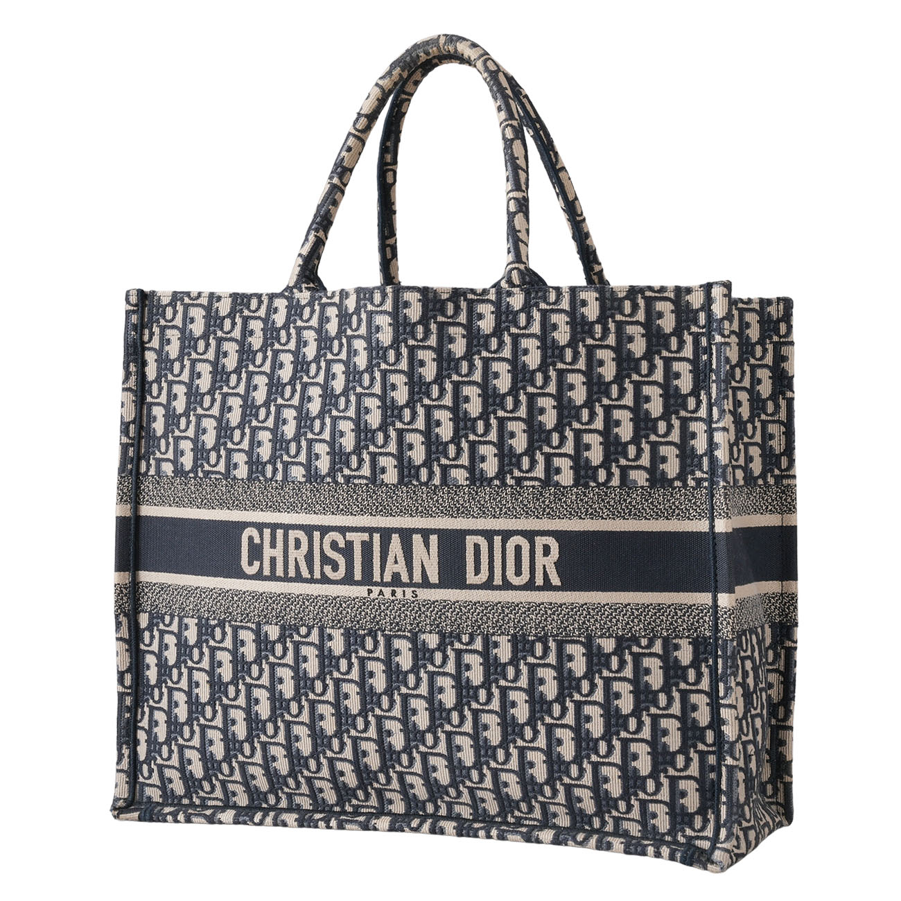 CHRISTIAN DIOR(USED)디올 오블리크 북토트 라지